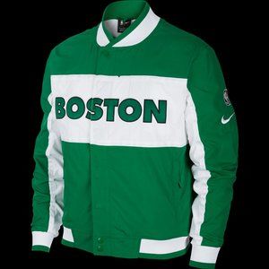 Nike NBA Boston Celtics Icon Team Issued Courtside Jacket AQ8127-312 Men L $180